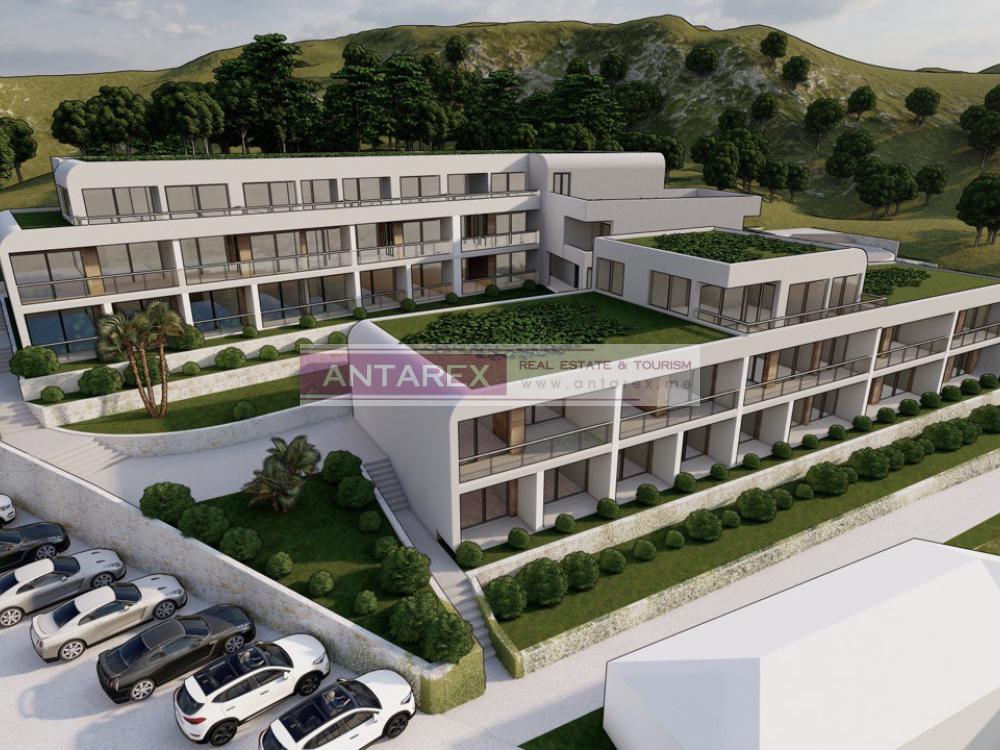Duplex apartment in residential complex in Tivat for sale