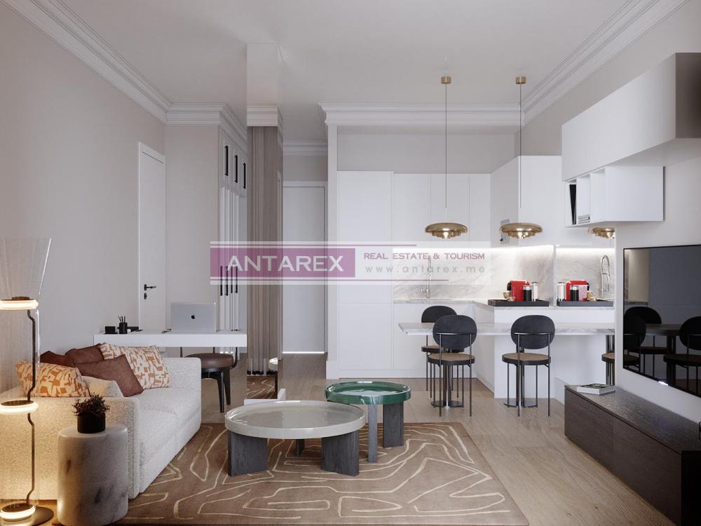 Wohnung mit eigenem Garten in einem Luxuskomplex in Kumbor