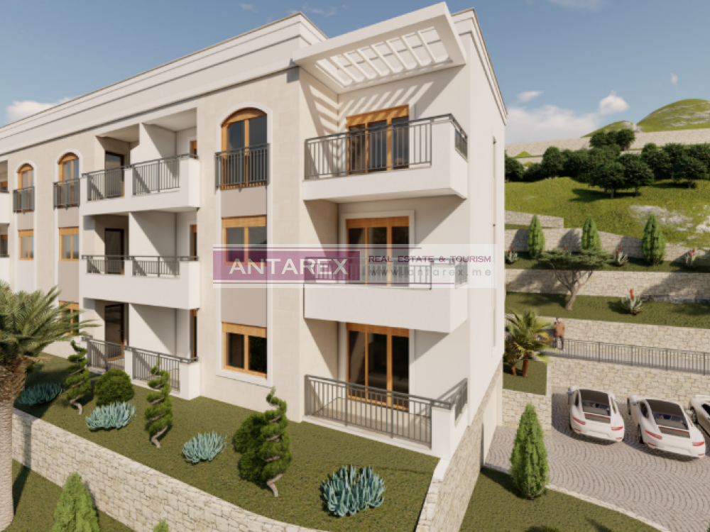 Apartments in new residential complex in Budva for sale