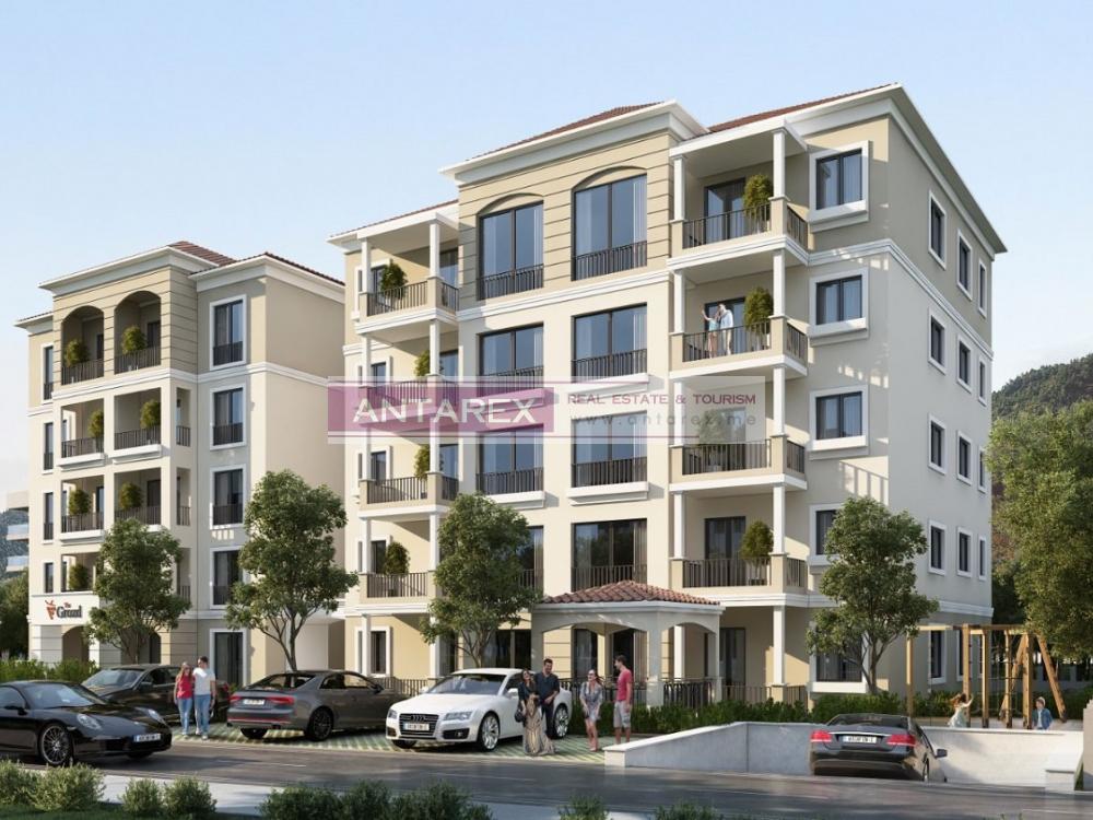 Inexpensive two-bedroom apartment in a new building in Montenegro for sale