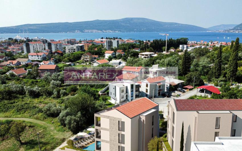 One-bedroom apartments in a luxury complex in Tivat