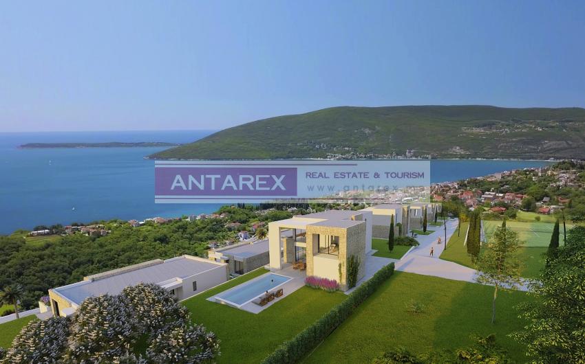 Villa with pool and sea view in Herceg Novi