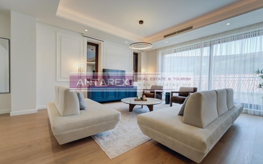 Three-bedroom duplex apartment on the sea coast of Montenegro for sale